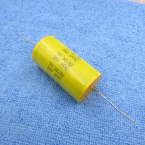 Qty 1 32uF 250V Axial Film Speaker Crossover Subwoofer TMEF Capacitor - Picture 1 of 5