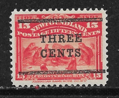 NEWFOUNDLAND         SC129      SG146           MINT LIGHTLY HINGED Cover
