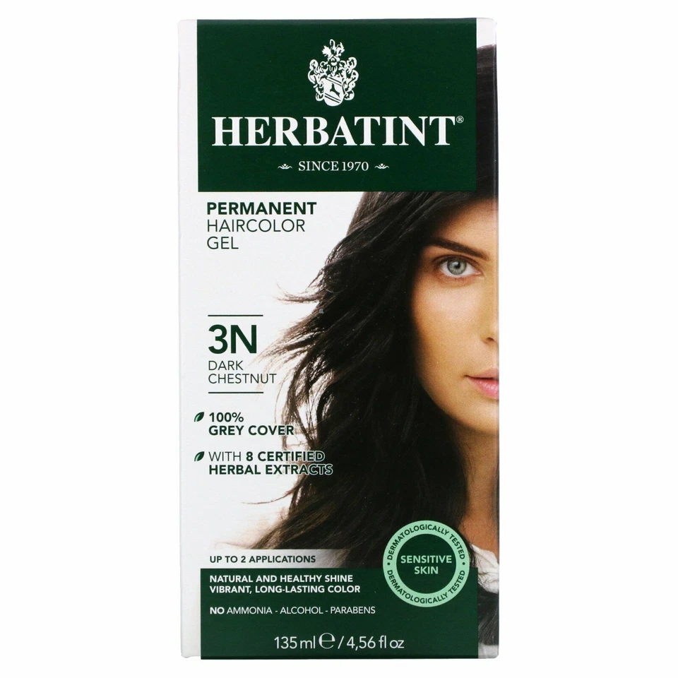 Herbatint Permanent Haircolor Gel - Dark Chestnut