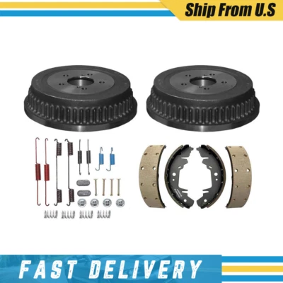 Se adapta a Dodge Grand Caravan 2001-2003 tambores traseros zapatas de freno y kit de resorte de herrajes Foto 1 de 4