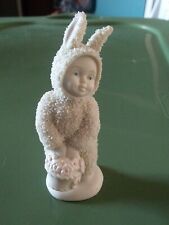 "A Basket Full of Cheer "  Porcelain Easter Snowbunnies Depart 56 ~  Snowbabies
