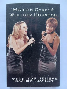 Mariah Carey & Whitney Houston – When You Believe New Cassette Single Tape MC + - Picture 1 of 3
