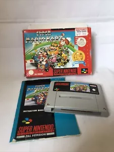 SNES Super Nintendo Super Mario Kart - CIB - PAL UK - Good Condition - Picture 1 of 2