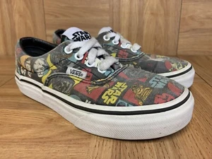 RARE🔥 VANS Star Wars All Over Print Darth Vader Han Solo Boys Sz 1 Authentic - Picture 1 of 10