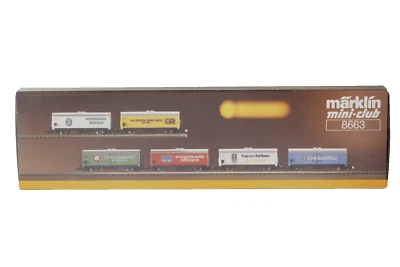 Märklín Mini-Club 8663 Munich Breweries 6 Car Beer Wagon Train Set Z Marklin - Image 1 of 4
