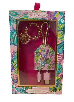 New in Box Lilly Pulitzer Charging Tag Featuring Mermaid in the shade