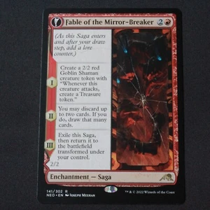 Fable of the Mirror-Breaker 141 Magic The Gathering Kamigawa: Neon Dynasty (NEO) raro casi nuevo - Imagen 1 de 2