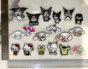 Embroidered Sanrio Hello Kitty Cinnamoroll Kuromi Iron On Applique Craft Sew - Picture 1 of 19
