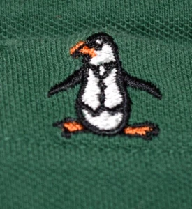 Penguin Shirt VTG Grand Slam Munsingwear Size M/L 80s 90s Green polo Grunge - Picture 1 of 10