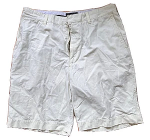 Abercrombie & Fitch Shorts Herren 34 beige vorne flach Chino 10" Schrittlänge Shorts - Bild 1 von 12