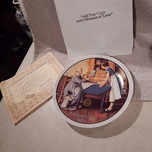Collector Plate Mother's Day 1983 "Add Two Cups & A Measure of Love" CP56 - Picture 1 of 5