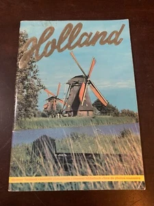 Vintage Holland souvenir picture book flyer fotobook, used - Foto 1 di 3