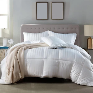 Blue Ridge Home Fashions 500 Thread Count Down Alternative Comforter |Full/Queen - Picture 1 of 10