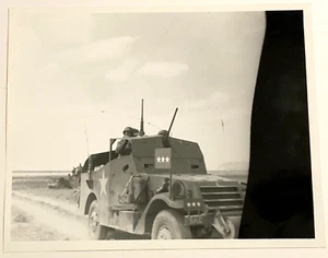 US Army Caption Numbered Restrike Photo George Patton in 1943 North Africa WWII - Picture 1 of 5