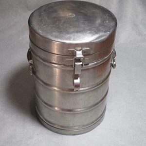 Vintage Boy Scouts of America Aervoid Stainless Steel Thermal Food Carrier Mess - Picture 1 of 23