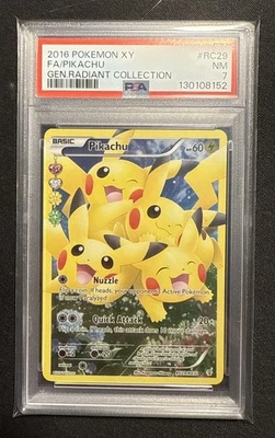 Pikachu (Full Art) RC29-32 Generations: Radiant Collection Holo PSA 7 🔥 - Image 1 of 2