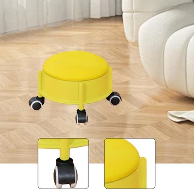 360° Rotating Low Roller Seat Stool Universal Swivel Casters for Garage Home - Image 1 of 2