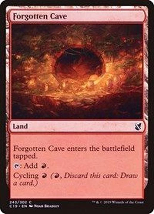 MTG Forgotten Cave English [Commander 2019] - Image 1 of 1