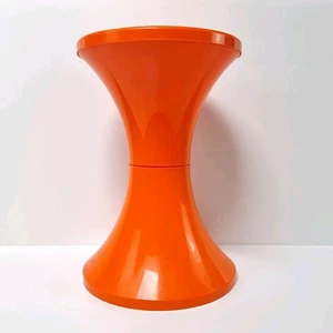Vintage Style Plastic Stool – Hourglass Shape – Modern Accent Furniture - Picture 1 of 3