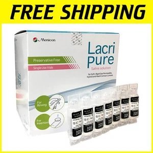 LacriPure Saline Contact Lens Solution - 98 Vials, 5ml - Picture 1 of 8