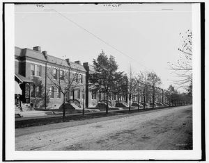 Workmen's houses,row,buildings,roads,Pullman,Illinois,Detroit Publishing - Picture 1 of 1