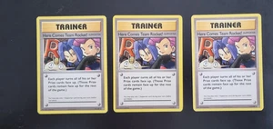 3 x Here Comes Team Rocket! 113/108 Evoluciones Regular - Imagen 1 de 5