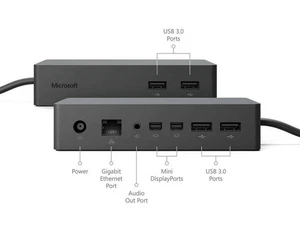 Station d'accueil Microsoft Surface Dock 1661 pour Microsoft Surface Pro 6 - Photo 1/1