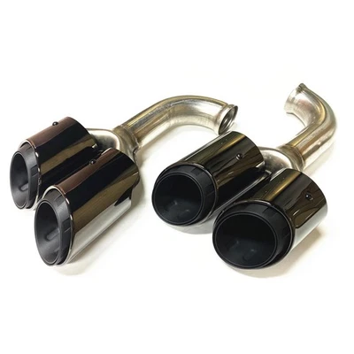 Para Porsche Cayenne V6 2011-2014 2013 Coche Trasero Silenciador Tubo Punta Trasera 2X Foto 1 de 4