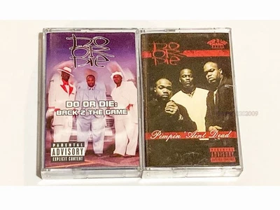Do or Die  lot of 2 Cassette tapes Back 2 the Game (2002) Pimpin' Ain't Dead Foto 1 de 4