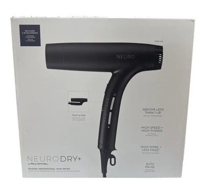 NeuroDry+ by Paul Mitchell Black Folding Professional Hair Dryer - Image 1 of 3