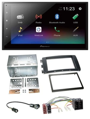 Pioneer USB Bluetooth DAB 2DIN MP3 Autoradio für Smart ForFour 04-06 ForTwo 07-1 - Bild 1 von 4