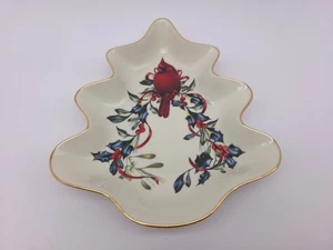 Lenox Winter Greetings Tree Candy Dishes - Picture 1 of 8