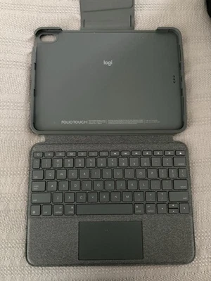 Logitech Folio Touch Keyboard 820-009576 iPad Case Grey - Image 1 of 4
