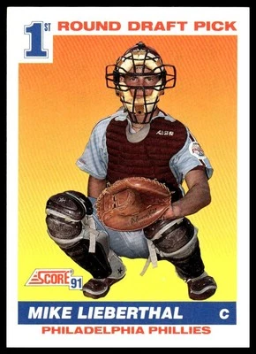 1991 Score - Mike Lieberthal #683 (RC) - Image 1 of 2
