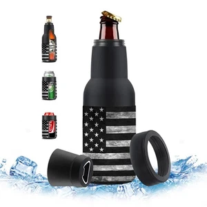 Stepstall Can Cooler Beer Bottle Holder with Beer Opener, 4-in-1 Design Slim ... - Picture 1 of 7