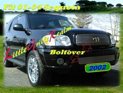 01-04 03 2003 04 2004 02 2002 01 2001 Toyota Sequoia Billet parrilla 2 piezas logotipo de exhibición Foto 1 de 2