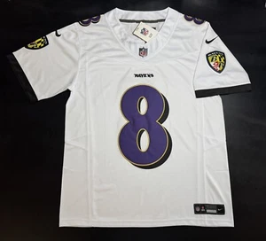 2XL Lamar Jackson #8 Vapor FUSE Trikot weiß Elite Qualität Baltimore Ravens - Bild 1 von 10