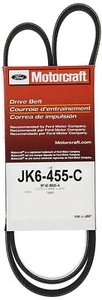 OEM Motorcraft Serpentine Belt Ford Genuine GB5Z8620A Motorcraft JK6455D - Picture 1 of 4