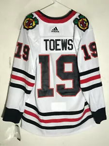 Adidas Authentic Adizero NHL Trikot Chicago Blackhawks Jonathan Toews weiß 50 - Bild 1 von 2