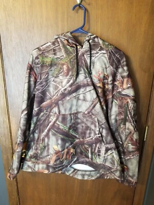 Huntworth Hooded Sweatshirt Camo Oak Tree Evo Hunting L - Image 1 of 4