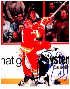 Theo Fleury Calgary Flames Signed Autographed 8x10 Color Photo - Picture 1 of 2
