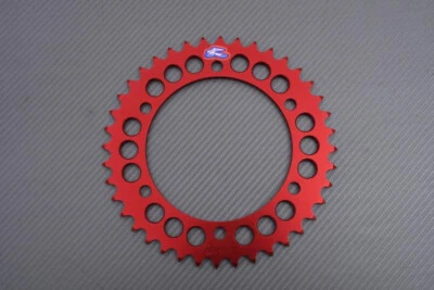 Corona RENTHAL UltraLight 40Denti 520 YAMAHA FZR 1000 1987-1995 215U-520-40T-RED Foto 1 de 3