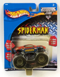 2001 Mattel Hot Wheels Monster Jam Spiderman 4x4 Monster Truck Diecast 1:64 - Picture 1 of 5