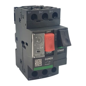 Motor Starter GV2ME32 24A-32A Motor circuit breaker manual Button GV2M Series - Picture 1 of 6