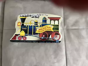 Fundex Mexican Train Game Dominos Electronic Sound 3D Hub Metal Storage Tin 2002 - Picture 1 of 3