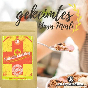 Gekeimtes Basis Müsli 500g - aus gekeimten Saaten - Bild 1 von 8
