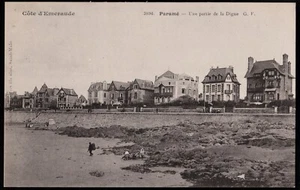 Smaragdküste Parame Teil des Deiches Saint-Malo Frankreich Postkarte - Bild 1 von 2