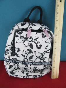 Small Backpack Womens or Childs REEBOK Tan with Black Flowers - Picture 1 of 6