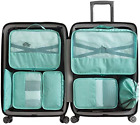 7 Set Packing Cubes, Travel Storage Bags Multifunctional Clothing Sorting Packag