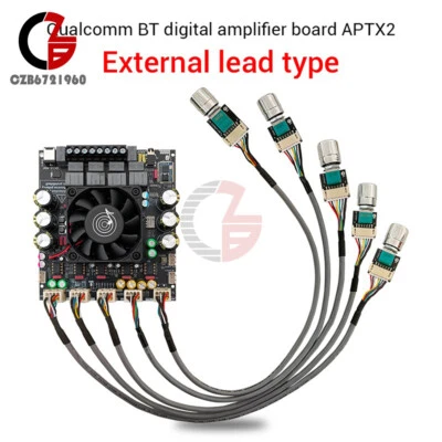 ZK-APTX2 NE5532 TPA3223 Bluetooth Endstufe Platine Modul 2.1CH 2*200W+400W - Bild 1 von 4
